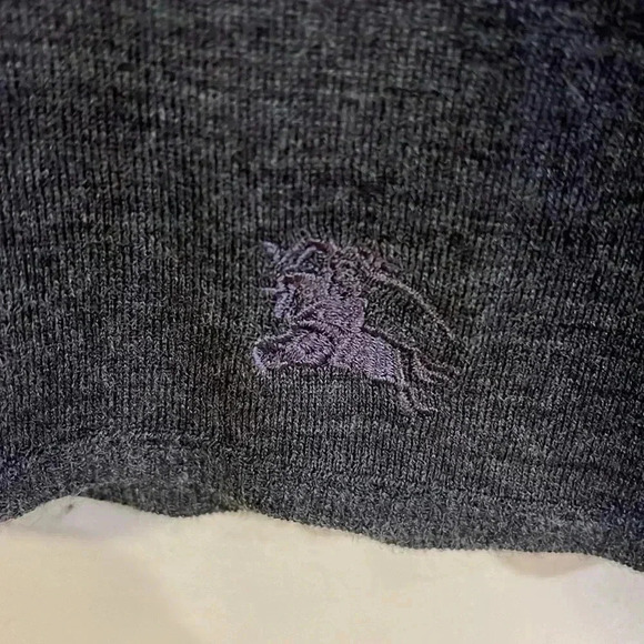 [XS]Burberry London Wool Button  Down LS Sweater with embroidered Logo - Picture 4 of 10